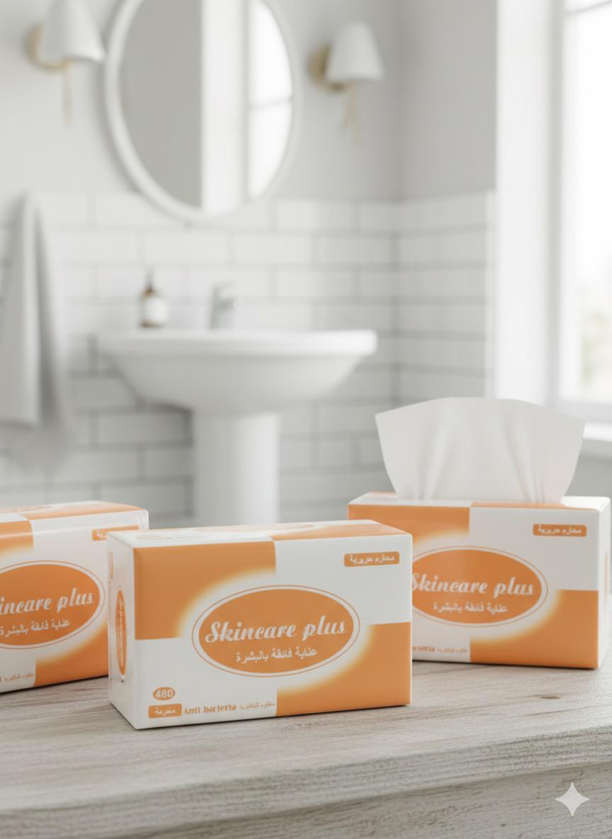 Buy Skincare Plus Antibacterial Facial Tissues, 480 Sheets, For